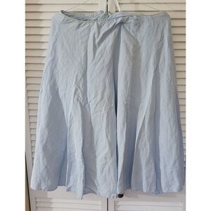 Washed Chambray A-Line Skirt by Appraisal – Size 14